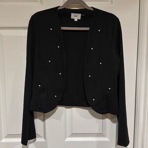 Pearl detail short jacket